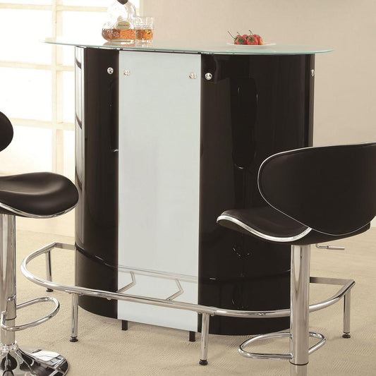 Lacewing Bar Unit  Black & White Acrylic