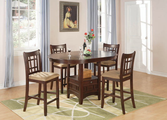 Lavon 5 Pc Oval Dining Set 100888