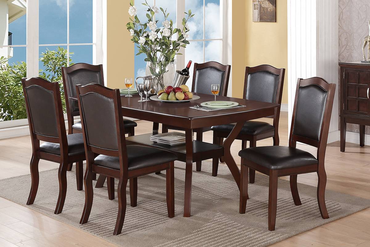 Livingston F2290 Dining Collection - Poundex Furniture