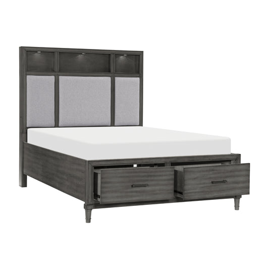 Cama tamaño queen con plataforma Whittenberry 1573-1