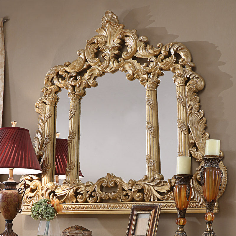 Homey Design HD-1801 Antique Gold King Bedroom Collection