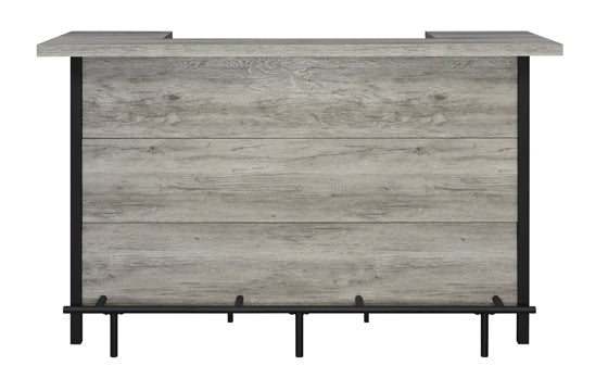 Bellemore Bar Unit Grey Driftwood & Black