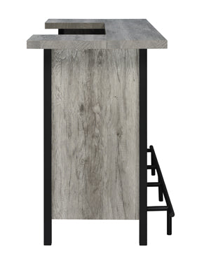 Bellemore Bar Unit Grey Driftwood & Black