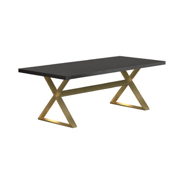 Conway Dining Collection - Dark Walnut & Aged Gold