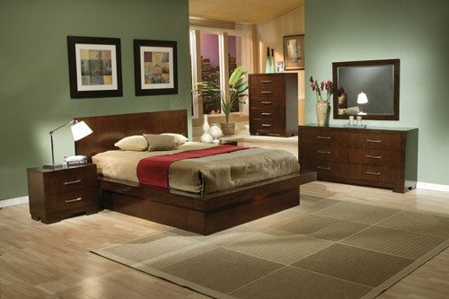 Jessica 4 Pc Bedroom Set 200711 - King Bed