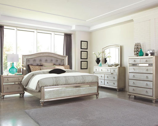 Bling Game Bedroom Collection by Coaster - Metallic Platinum