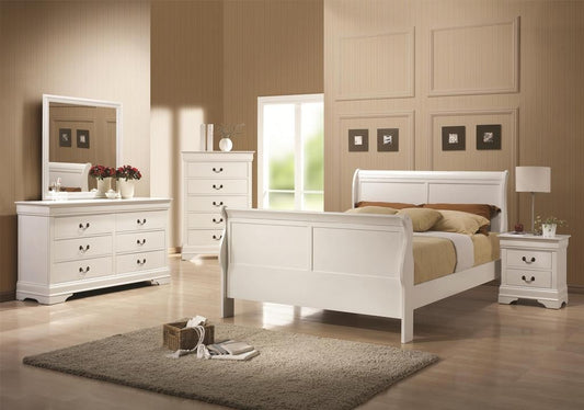 Muebles Louis Philippe - Acabado blanco