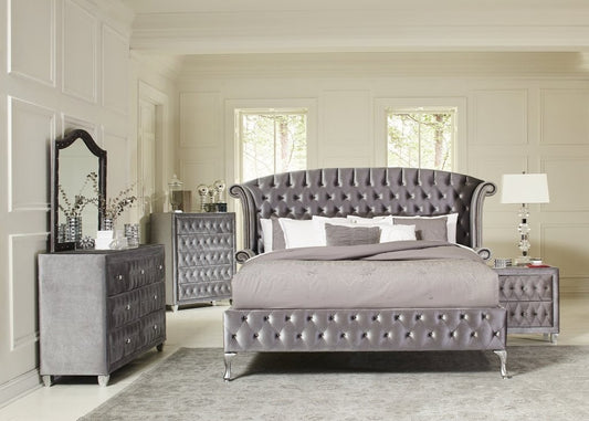 Deanna Bedroom Collection w/Nailhead Trim by Coaster