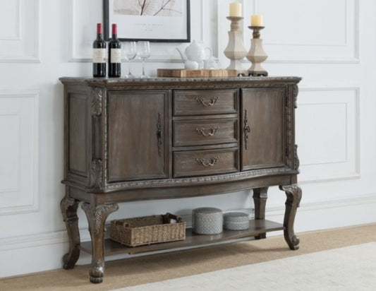 Kiera Gray Finish Sideboard