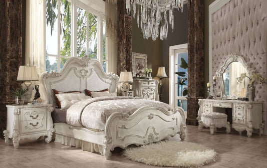 Acme Versailles 21760 Bedroom Set - Bone White Finish