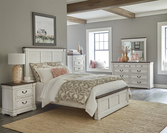 Hillcrest 4 Pc Rustic-Luxe Bedroom Collection by Coaster