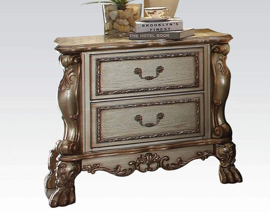 Dresden 23163 Nightstand - Gold