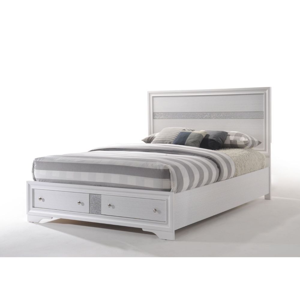 Naima Bedroom Collection - Storage FB (White)