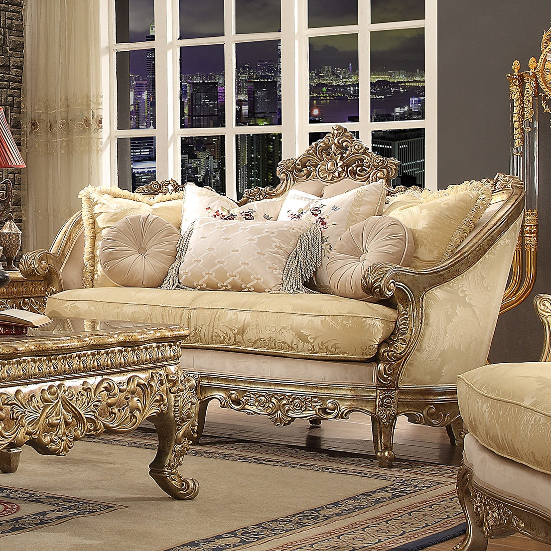 Homey Design HD-2626 Chenille Fabric Sofa Set