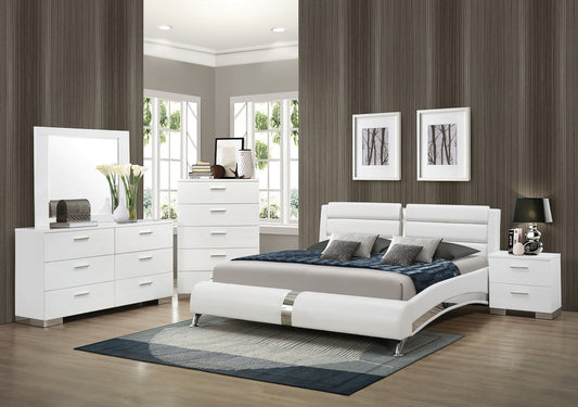 Felicity 4 Pc Bedroom Set - King Bed