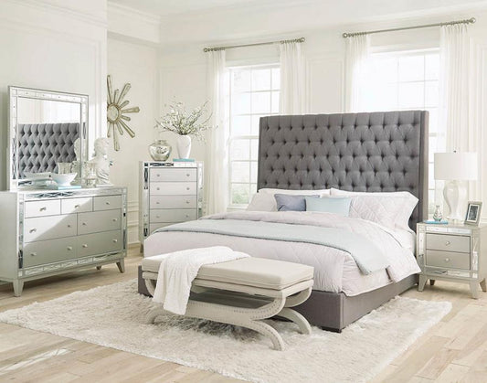 Camille Bedroom Collection by Coaster - Upholstered Bed