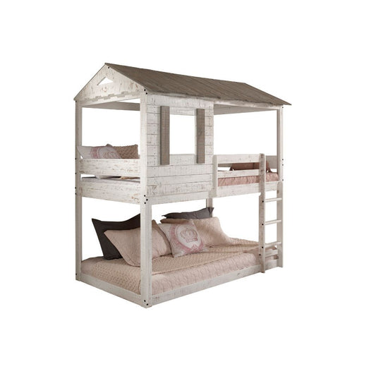 Darlene Bunk Bed 38135 - Rustic White