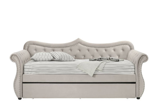 39430 Sofá cama Adkins - Terciopelo beige