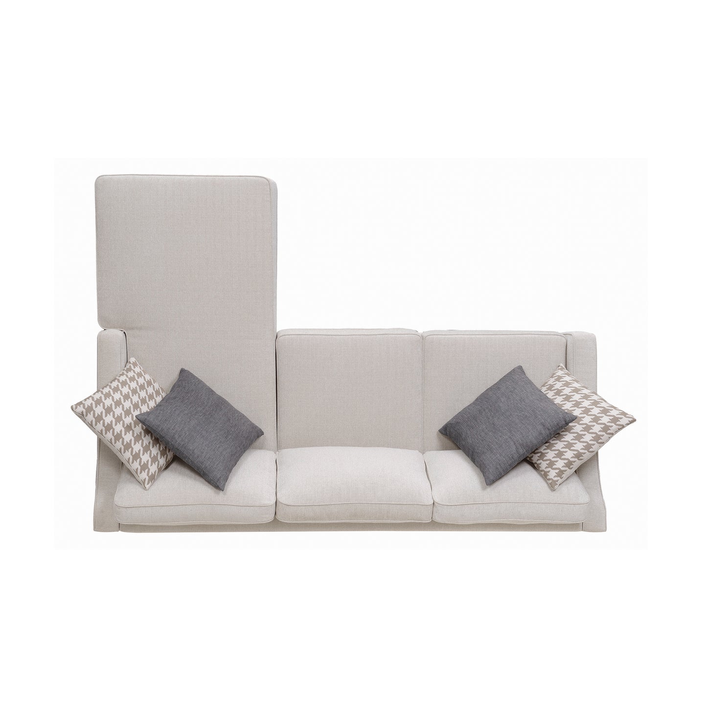 McLoughlin Upholstered Cream Sectional - Coaster 501840