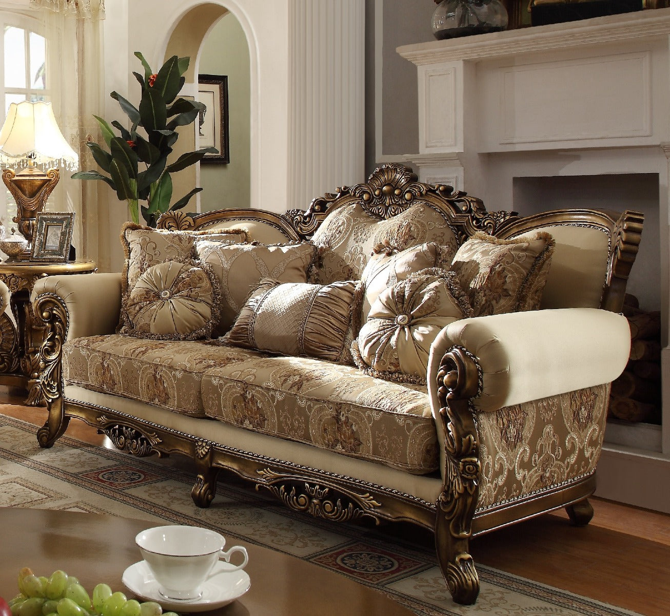 Homey Design HD-506 Sofa Collection Chenille Fabric