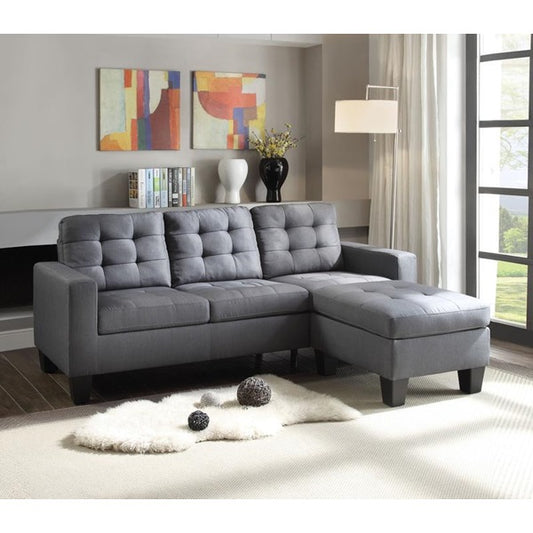 Earsom 52775 Reversible Sectional - Gray Linen