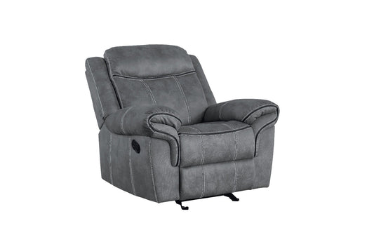 Zubaida 55027 Sillón reclinable planeador gris