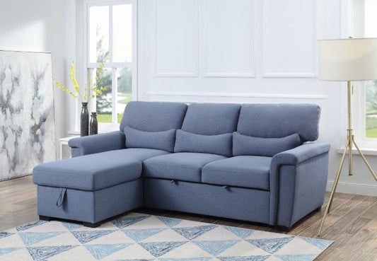 Noemi Reversible Storage Sleeper Sectional Sofa