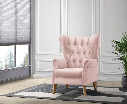 Silla decorativa Adonis 59516 - Rosa rubor