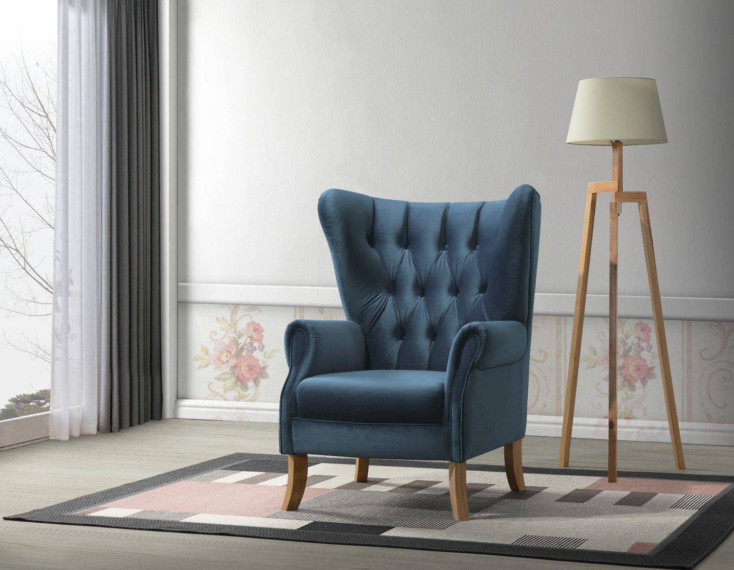 Adonis Velvet Accent Chair - 3 Color Choices