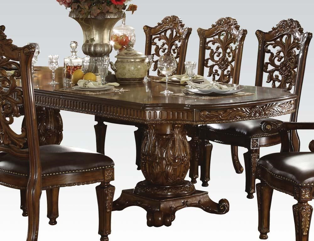 Acme 60000 Vendome Formal Dining Collection - Double Pedestal Base