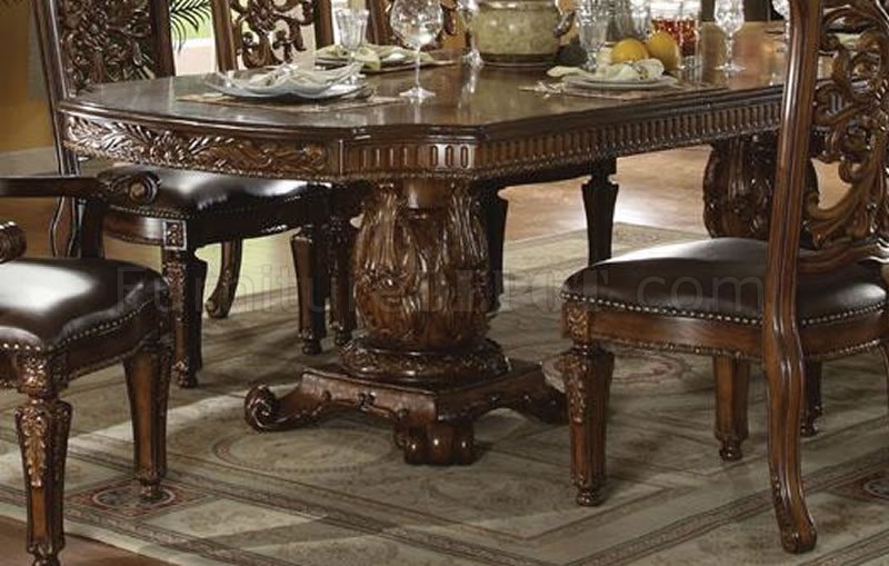 Acme 60000 Vendome Formal Dining Collection - Double Pedestal Base