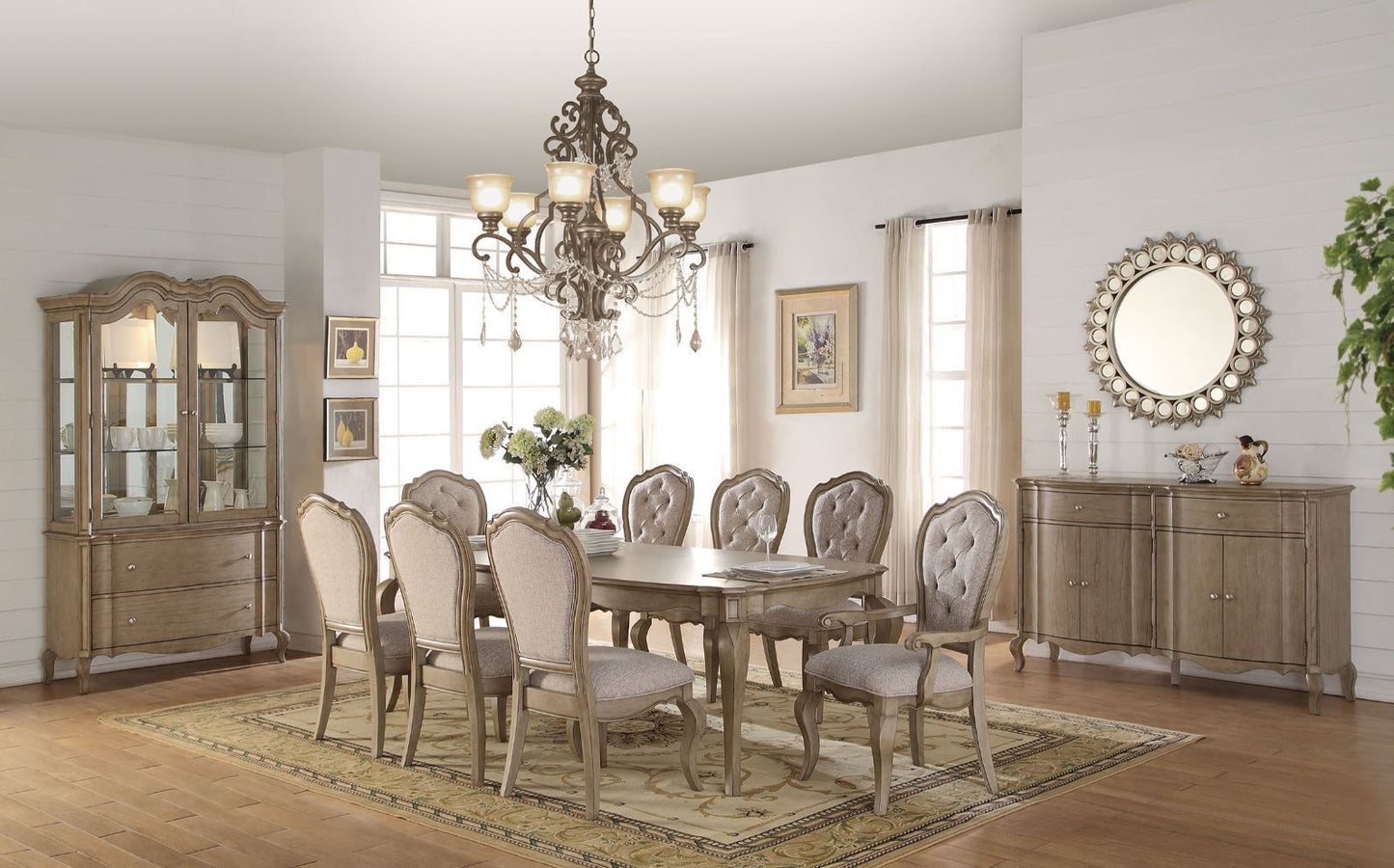 Chelmsford Dining Collection - Antique Taupe Finish