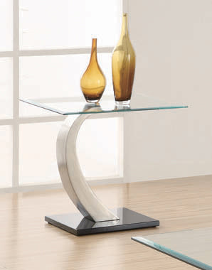 Willemse Glass Top End Table 701237