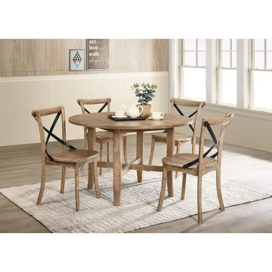 Kendric 71775 Farmhouse Dining Set - Rustic Oak or Rustic Gray