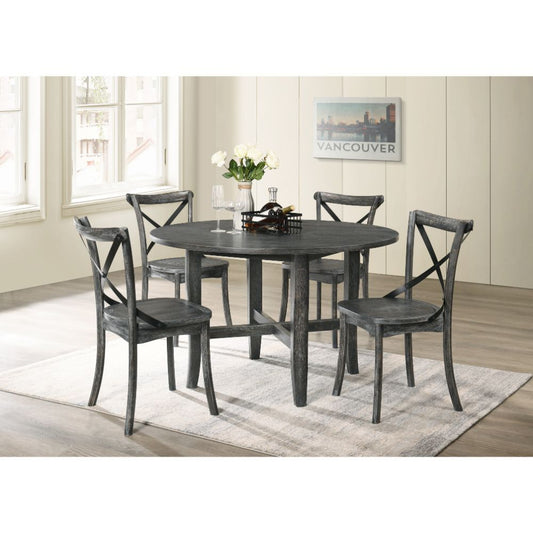 Kendric 5 Pc Set - Rustic Grey Finish