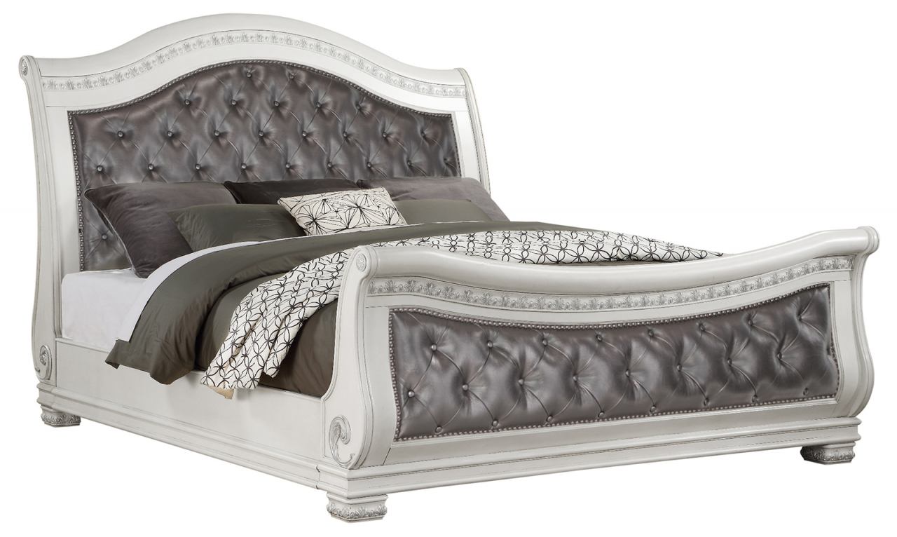 Bianca Queen Sleigh Bed