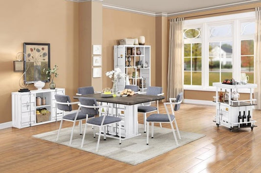 Cargo Dining Collection Acme Furniture 77880 - White Finish