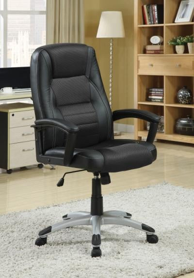 Silla de oficina casual ajustable Dione - Negro