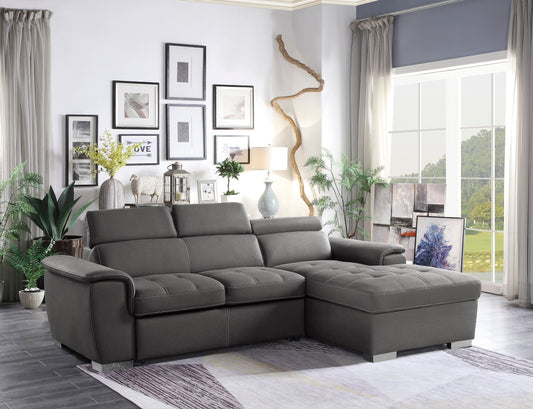 Ferriday Sectional 8228GY - Gray