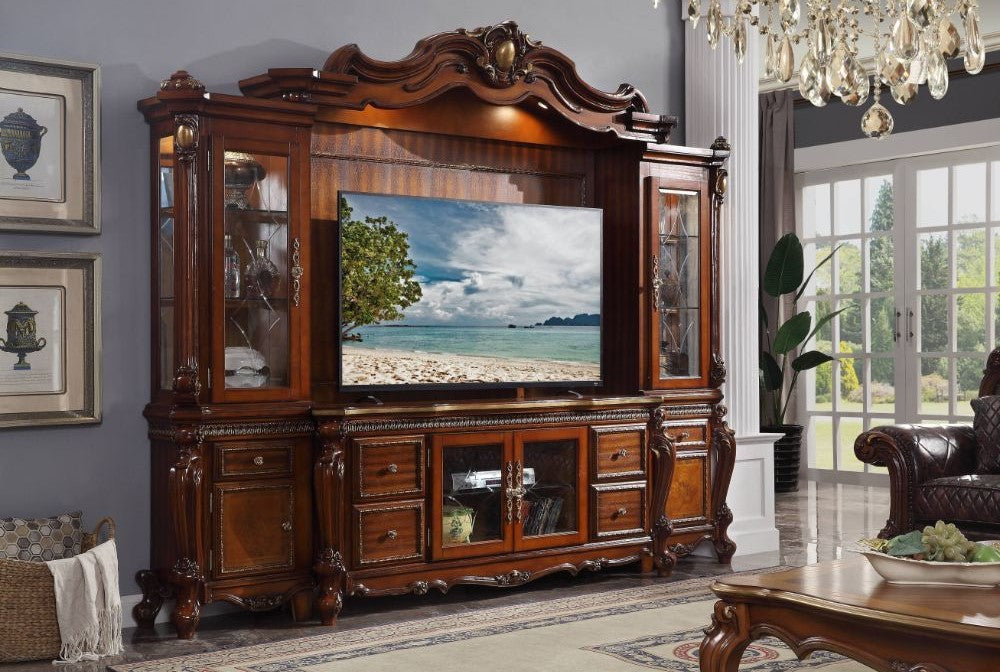 Picardy Entertainment Center - Antique Pearl Finish