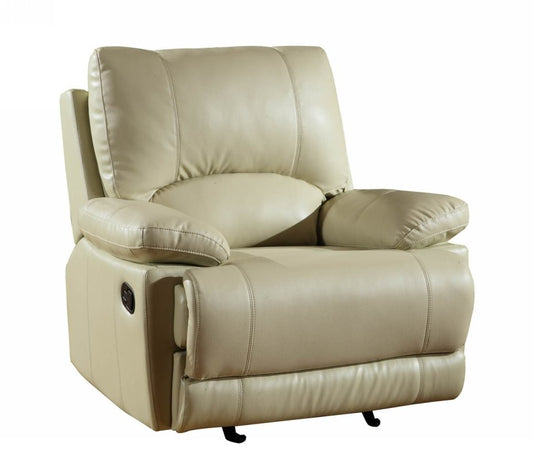 Global United 9345 Daytona Rocker Recliner - Beige