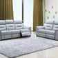 Sofá y sofá de dos plazas Lazio 9408 Motion de Global - 3 opciones de color