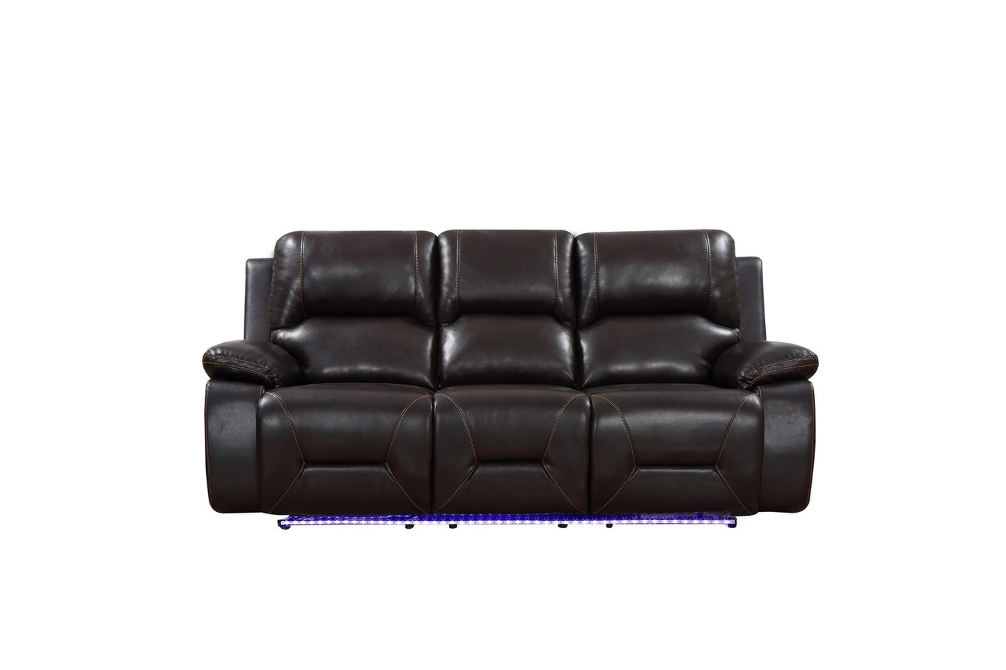 Global United 9422 Novara Power Sofa & Loveseat - Brown or Gray