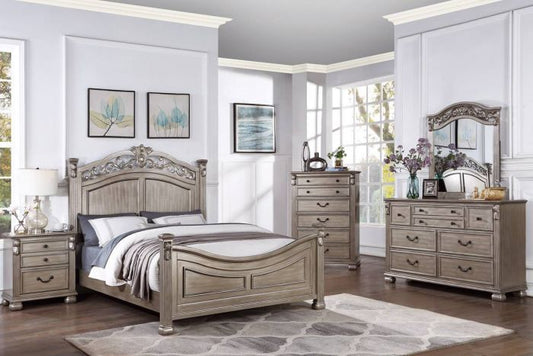 F9611 Bedroom Set 4 Pc - King Bed