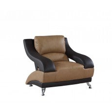 Armani 2 Tone Genuine Leather Chair