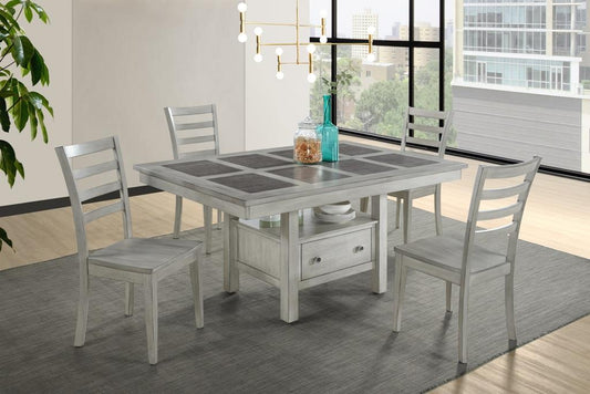 Juego de comedor Urban Styles Arlington gris humo