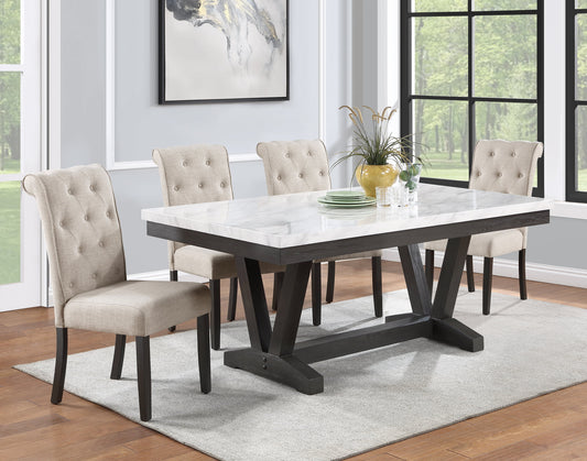 Best Quality Furniture D186D5 - 5 Piece Dining Collection