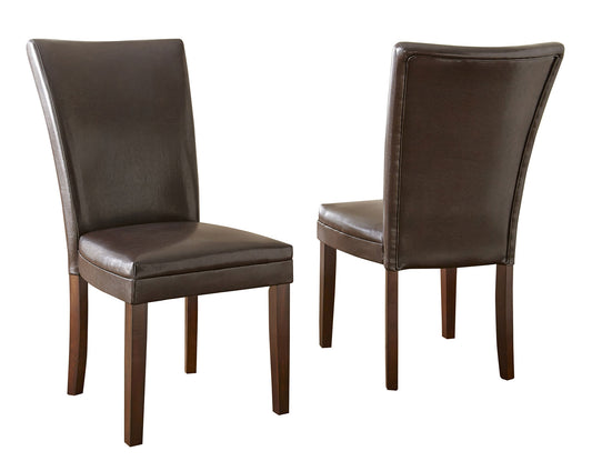 Hartford Brown Side Chair - Set of 2