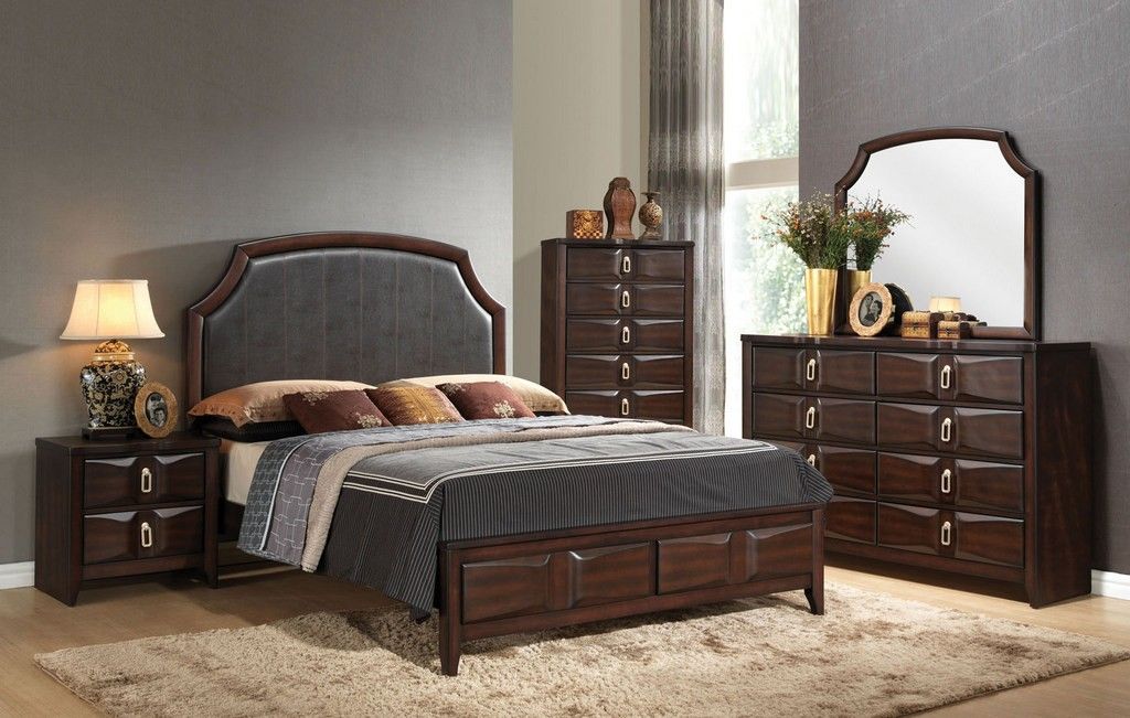 Juego de dormitorio Lancaster de 4 piezas - Cama King