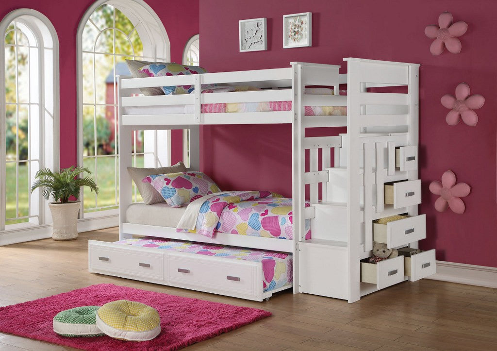 Allentown 37370 Twin Twin Bunk Bed + Storage